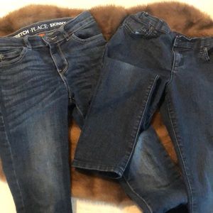 Bundle of two pairs of girls jeans!